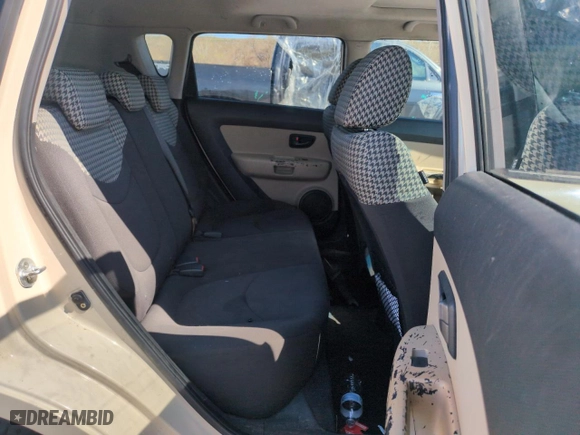2010 Kia Soul + with VIN KNDJT2A29A7027200, listed as a Copart auction lot 53189315 with 0 mi miles and Salvage Title. Bid and sale history available at carsss.com. Image 11.