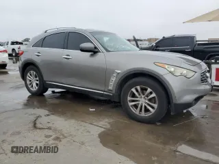 2011 Infiniti FX35 with VIN JN8AS1MU3BM710592, listed as a Copart auction lot 80157034 with 186,438 mi miles and Clean Title. Bid and sale history available at carsss.com. Image 4.