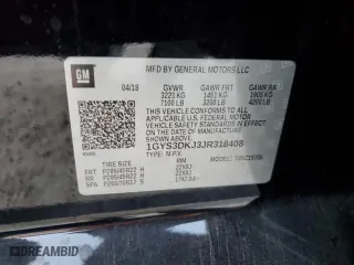 2018 Cadillac Escalade Platinum with VIN 1GYS3DKJ3JR318408, listed as a Copart auction lot 76171764 with 0 mi miles and Non Repairable. Bid and sale history available at carsss.com. Image 14.