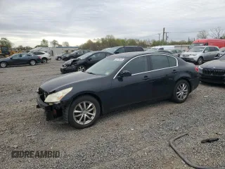 2007 Infiniti G35 Sedan G35x with VIN JNKBV61F17M822839, listed as a Copart auction lot 53678695 with 190,655 mi miles and Salvage Title. Bid and sale history available at carsss.com. Image 1.