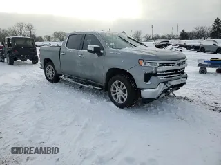 2024 Chevrolet Silverado 1500 LTZ with VIN 1GCUDGEL1RZ104894, listed as a Copart auction lot 41590095 with 33,551 mi miles and Salvage Title. Bid and sale history available at DreamBid. Image 10.