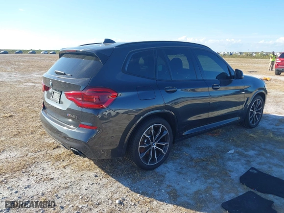 2021 BMW X3 M40i with VIN 5UXTY9C06M9E24839, listed as a IAAI auction lot 40687039 with 38,222 mi miles. Bid and sale history available at carsss.com. Image 4.