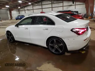 2022 Mercedes-Benz A 220 with VIN W1K3G4FB7NJ372242, listed as a Copart auction lot 44245955 with 44,009 mi miles and Salvage Title. Bid and sale history available at DreamBid. Image 2.