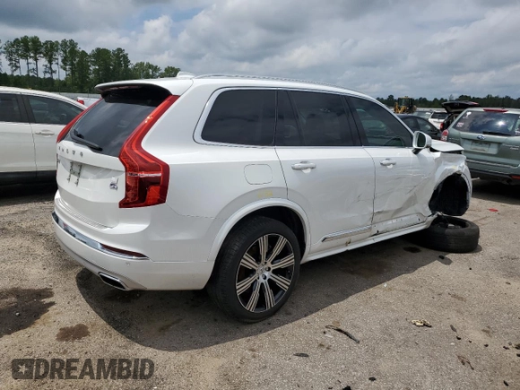 2021 Volvo XC90 Inscription Expression with VIN YV4BR00L0M1708934, listed as a Copart auction lot 59129953 with 43,585 mi miles. Bid and sale history available at carsss.com. Image 3.
