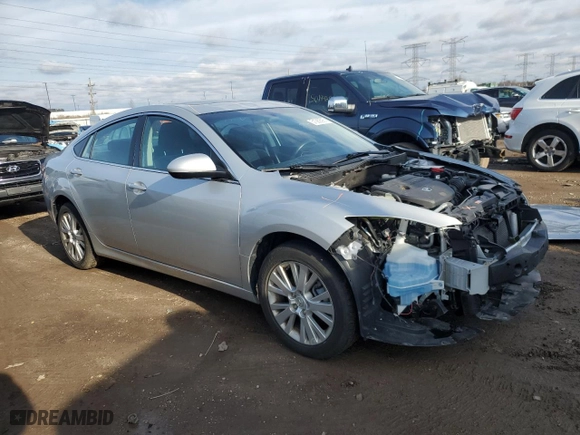 2010 Mazda Mazda6 i Touring Plus with VIN 1YVHZ8CH2A5M43421, listed as a Copart auction lot 51080595 with 70,966 mi miles and Salvage Title. Bid and sale history available at carsss.com. Image 4.