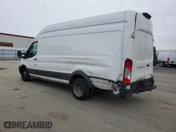 2020 Ford Transit Cargo with VIN 1FTBF4XG7LKB21098, listed as a Copart auction lot 44429335 with 163,011 mi miles and Salvage Title. Bid and sale history available at DreamBid. Image 2.