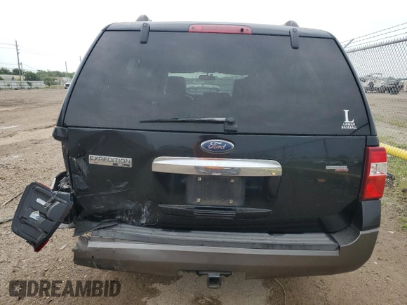 2007 Ford Expedition EL XLT with VIN 1FMFK15507LA37861, listed as a Copart auction lot 59364734 with 221,927 mi miles and Salvage Title. Bid and sale history available at carsss.com. Image 6.