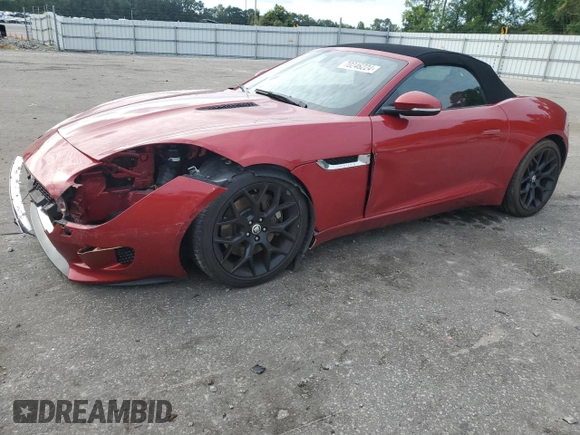 2014 Jaguar F-Type V6 with VIN SAJWA6E73E8K07203, listed as a Copart auction lot 70246224 with 46,641 mi miles and Salvage Title. Bid and sale history available at DreamBid. Image 1.