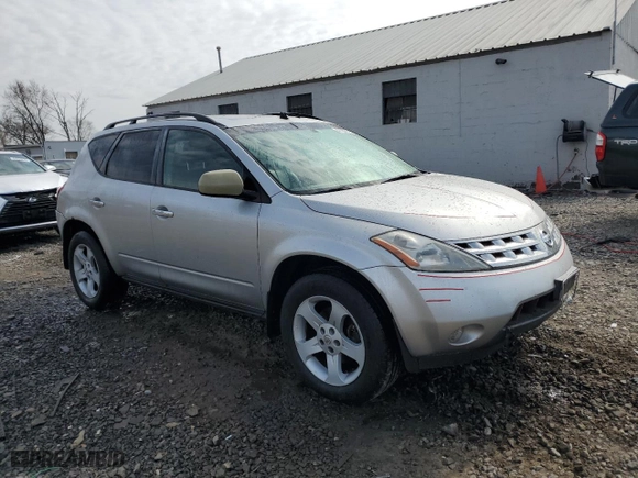 2005 Nissan Murano S with VIN JN8AZ08W65W417540, listed as a Copart auction lot 47296055 with 209,957 mi miles and Salvage Title. Bid and sale history available at carsss.com. Image 4.