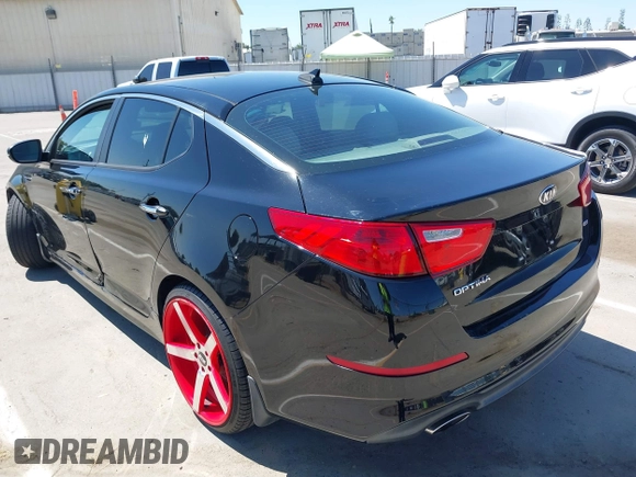 2015 Kia Optima LX z VIN 5XXGM4A76FG507580, wystawiony jako IAAI lot #42544939 z przebiegiem 99 804 mil mil oraz . Historia ofert i sprzedaży dostępna na DreamBid. Obrazek 3.