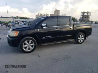 2008 Nissan Titan SE with VIN 1N6BA07D38N354945, listed as a Copart auction lot 55075145 with 191,112 mi miles and Clean Title. Bid and sale history available at DreamBid. Image 1.