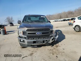 2018 Ford F-150 XL with VIN 1FTMF1EP6JKC68164, listed as a Copart auction lot 47646855 with 126,224 mi miles and Salvage title. Bid and sale history available at DreamBid. Image 5.