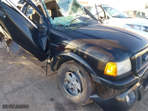 2005 Ford Ranger XL with VIN 1FTYR14U65PA43896, listed as a IAAI auction lot 41447604 with 1 mi miles. Bid and sale history available at carsss.com. Image 6.