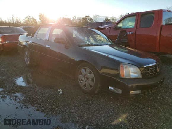 2003 Cadillac DeVille DTS z VIN 1G6KF57963U245281, wystawiony jako Copart lot #79911554 z przebiegiem Nie podano mil oraz Szkody całkowita. Historia ofert i sprzedaży dostępna na DreamBid. Obrazek 4.
