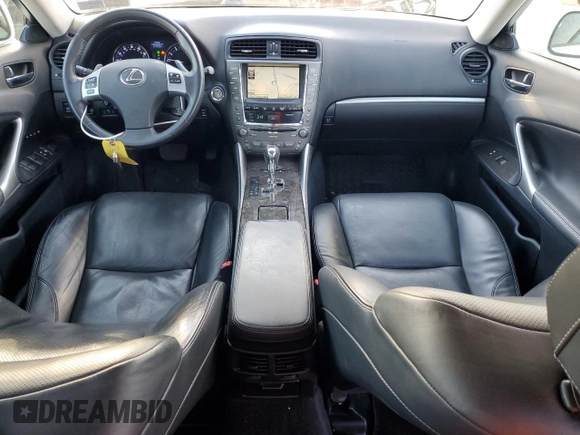 2011 Lexus IS 350 with VIN JTHCE5C29B5000138, listed as a Copart auction lot 42920825 with 105,420 mi miles and Salvage title. Bid and sale history available at DreamBid. Image 8.