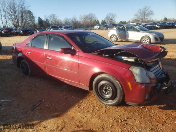 2005 Cadillac CTS with VIN 1G6DP567650116201, listed as a Copart auction lot 89106765 with 186,651 mi miles and Salvage Title. Bid and sale history available at carsss.com. Image 4.