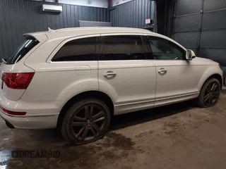 2013 Audi Q7 Premium Plus with VIN WA1LGAFE1DD009705, listed as a IAAI auction lot 41390712 with 99,649 mi miles and . Bid and sale history available at DreamBid. Image 4.