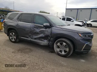 2024 Honda Pilot EX-L 7 Passenger with VIN 5FNYG1H57RB007661, listed as a Copart auction lot 72718214 with 19,478 mi miles and Salvage Title. Bid and sale history available at carsss.com. Image 4.