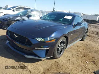 2021 Ford Mustang GT with VIN 1FA6P8CF2M5149397, listed as a IAAI auction lot 41764076 with 22,996 mi miles. Bid and sale history available at carsss.com. Image 17.