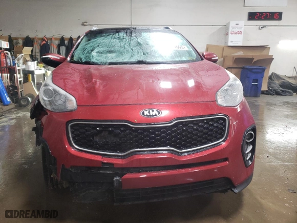 2017 Kia Sportage EX with VIN KNDPN3AC0H7237407, listed as a Copart auction lot 42774995 with 192,611 mi miles and Salvage Title. Bid and sale history available at carsss.com. Image 5.