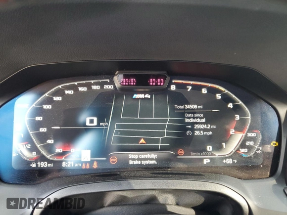 2023 BMW M4 Competition xDrive z VIN WBS43AZ02PCL21167, wystawiony jako Copart lot #50194395 z przebiegiem 34 506 mil mil oraz Szkoda całkowita • Salvage title. Historia ofert i sprzedaży dostępna na DreamBid. Obrazek 9.