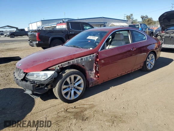 2012 BMW 3 Series 328i with VIN WBAKE5C51CE756536, listed as a Copart auction lot 86876884 with 69,010 mi miles and Salvage Title. Bid and sale history available at carsss.com. Image 1.