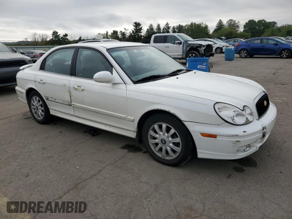 2005 Hyundai Sonata GLS with VIN KMHWF35H75A141198, listed as a Copart auction lot 69321004 with 90,302 mi miles and Salvage Title. Bid and sale history available at carsss.com. Image 4.