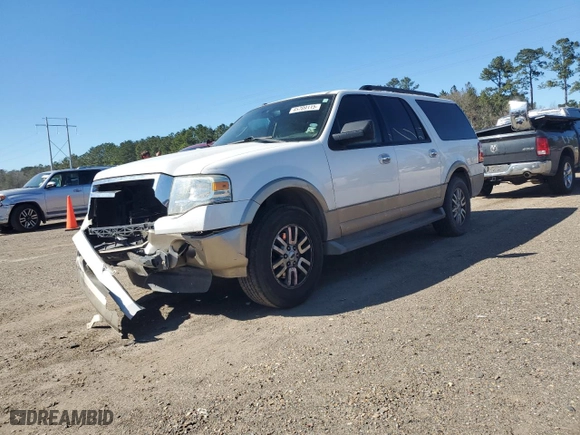 2012 Ford Expedition EL King Ranch with VIN 1FMJK1H51CEF15189, listed as a Copart auction lot 45709115 with 152,415 mi miles and Salvage Title. Bid and sale history available at carsss.com. Image 1.
