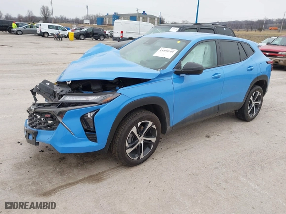 2024 Chevrolet Trax 1RS with VIN KL77LGE21RC149633, listed as a IAAI auction lot 41555209 with 22,277 mi miles. Bid and sale history available at carsss.com. Image 16.