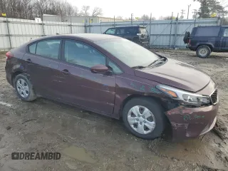 2018 Kia Forte LX with VIN 3KPFK4A7XJE258395, listed as a Copart auction lot 42160635 with 72,093 mi miles and Salvage Title. Bid and sale history available at carsss.com. Image 4.