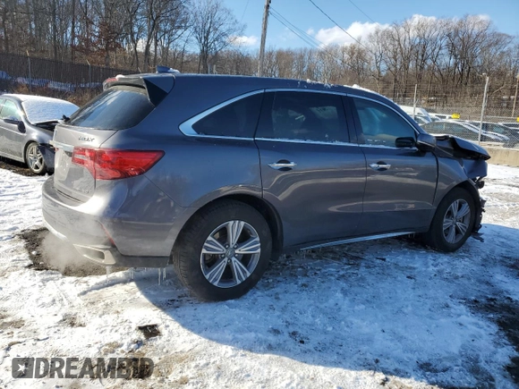 2020 Acura MDX with VIN 5J8YD4H30LL058353, listed as a Copart auction lot 88729175 with 21,975 mi miles and Salvage Title. Bid and sale history available at carsss.com. Image 3.