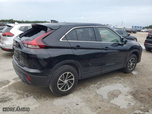 2023 Mitsubishi Eclipse Cross ES with VIN JA4ATUAA9PZ049613, listed as a Copart auction lot 74074014 with 16,710 mi miles and Salvage Title. Bid and sale history available at carsss.com. Image 3.