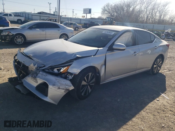 2022 Nissan Altima 2.5 SV with VIN 1N4BL4DV7NN314385, listed as a Copart auction lot 48263665 with 47,006 mi miles and Salvage Title. Bid and sale history available at carsss.com. Image 1.