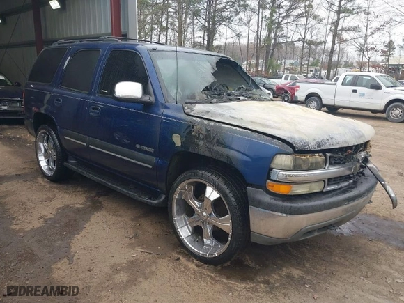 2002 Chevrolet Tahoe LT with VIN 1GNEC13Z82R238343, listed as a IAAI auction lot 41796657 with 1 mi miles. Bid and sale history available at carsss.com. Image 1.