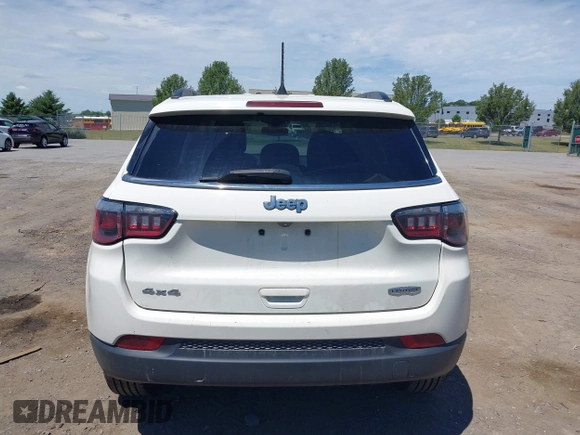 2020 Jeep Compass Latitude with VIN 3C4NJDBBXLT219466, listed as a IAAI auction lot 39766901 with 147,492 mi miles and . Bid and sale history available at DreamBid. Image 17.