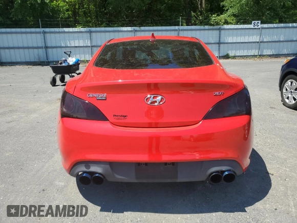 2012 Hyundai Genesis Coupe 2.0T с VIN KMHHT6KD4CU070767, выставлен на аукционе Copart как лот 59059055 с пробегом 105 659 миль миль и Списание • Salvage title. История ставок и продаж доступна на DreamBid. Изображение 6.