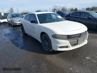 2018 Dodge Charger SXT with VIN 2C3CDXBG2JH247722, listed as a IAAI auction lot 41571510 with 108,165 mi miles. Bid and sale history available at carsss.com. Image 1.