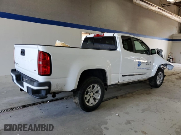 2021 Chevrolet Colorado 2WD LT with VIN 1GCHSCEN1M1110185, listed as a Copart auction lot 70570724 with 0 mi miles and Salvage Title. Bid and sale history available at carsss.com. Image 3.