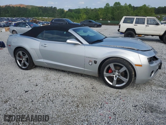 2011 Chevrolet Camaro 2LT with VIN 2G1FC3DD4B9201692, listed as a Copart auction lot 54297765 with 160,183 mi miles and Salvage title. Bid and sale history available at DreamBid. Image 4.