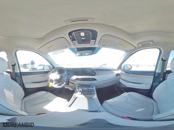 2022 Hyundai Palisade Calligraphy with VIN KM8R74HE8NU458097, listed as a Copart auction lot 49747825 with 14,973 mi miles and Salvage Title. Bid and sale history available at carsss.com. Image 13.