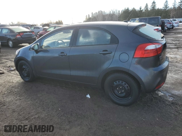 2015 Kia Rio LX with VIN KNADM5A34F6715913, listed as a Copart auction lot 46053935 with 113,123 mi miles and Clean Title. Bid and sale history available at carsss.com. Image 2.