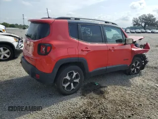 2020 Jeep Renegade Trailhawk with VIN ZACNJBC19LPL45977, listed as a Copart auction lot 50263085 with 104,709 mi miles and Non repairable. Bid and sale history available at DreamBid. Image 3.