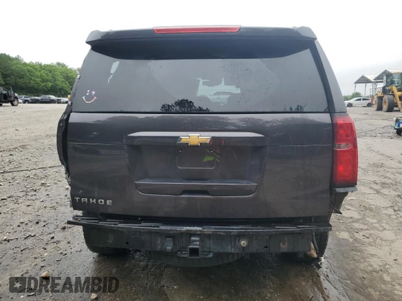2018 Chevrolet Tahoe LT with VIN 1GNSKBKC8JR268689, listed as a Copart auction lot 58199955 with 131,906 mi miles and Salvage title. Bid and sale history available at DreamBid. Image 6.