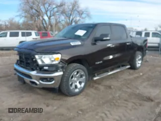2019 Ram 1500 Big Horn/Lone Star with VIN 1C6SRFFT7KN781986, listed as a IAAI auction lot 41725219 with 62,351 mi miles. Bid and sale history available at carsss.com. Image 2.
