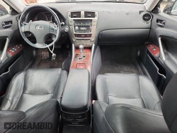 2008 Lexus IS 250 with VIN JTHCK262882023813, listed as a Copart auction lot 64862525 with 212,075 mi miles and Clean title. Bid and sale history available at DreamBid. Image 8.