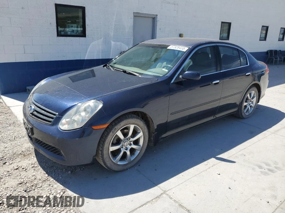2005 Infiniti G35 z VIN JNKCV51F85M311818, wystawiony jako Copart lot #57328455 z przebiegiem 112 614 mil mil oraz Czysty tytuł • Clean title. Historia ofert i sprzedaży dostępna na DreamBid. Obrazek 1.