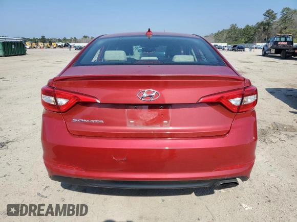 2017 Hyundai Sonata SE with VIN 5NPE24AFXHH588210, listed as a Copart auction lot 44403545 with 93,694 mi miles and Salvage Title. Bid and sale history available at carsss.com. Image 6.