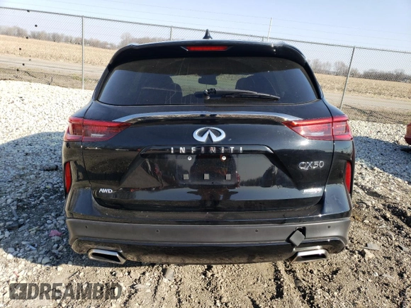 2020 Infiniti QX50 Essential z VIN 3PCAJ5M36LF111922, wystawiony jako Copart lot #49110135 z przebiegiem 40 843 mil mil oraz Szkoda całkowita • Salvage title. Historia ofert i sprzedaży dostępna na DreamBid. Obrazek 6.