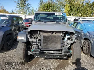 2022 Jeep Wrangler Unlimited High Tide with VIN 1C4HJXDGXNW142263, listed as a Copart auction lot 72552824 with 43,321 mi miles and Salvage Title. Bid and sale history available at DreamBid. Image 5.