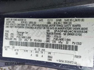 2012 Ford Fiesta SE с VIN 3FADP4BJ4CM155538, выставлен на аукционе IAAI как лот 42352703 с пробегом 100 666 миль миль и . История ставок и продаж доступна на DreamBid. Изображение 9.